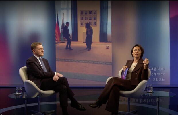 Bei Maischberger: Kretschmer surft die Populismuswelle