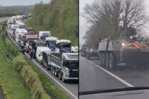 Dieselpreise: Irische Bauern und Trucker blockieren Häfen – Regierung setzt Militär ein
