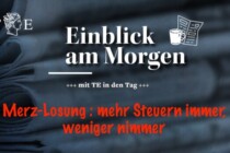 Merz-Losung: mehr Steuern immer, weniger nimmer