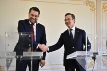 Die alte Brandmauer – die Schweden haben sie abgerissen