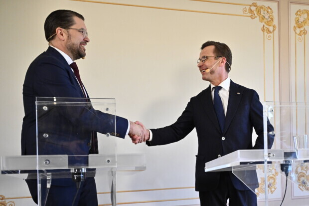 Die alte Brandmauer – die Schweden haben sie abgerissen