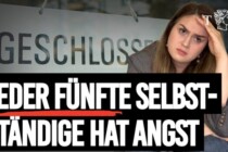 Jeder fünfte Selbstständige hat Angst