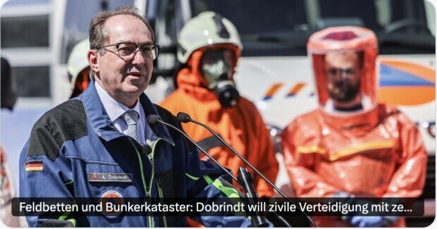 Dobrindts Aufbauplan: Bunker-App und 110.000 Feldbetten