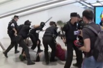 Chaos am Flughafen Bilbao: Polizeieinsatz gegen Gaza-Flotilla-Aktivisten