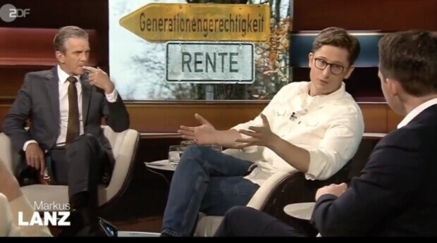 Lanz auf Norbert Blüms Spuren: Die Rente ist sicher!