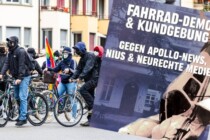 Mit dem Rad gegen „Rechts“: Linke Agitation gegen Apollo News