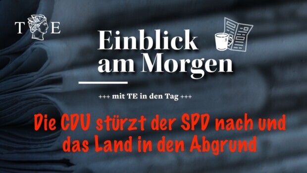 Die CDU folgt der SPD abwärts – beide reißen das Land in den Abgrund