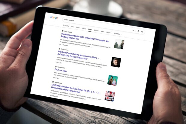 Google News: So holen Leser Tichys Einblick wieder nach vorn