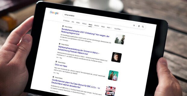 Google News: So holen Leser Tichys Einblick wieder nach vorn