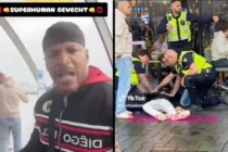 Fitnesstrainer filmt eigenen Messerangriff am Amsterdamer Hauptbahnhof
