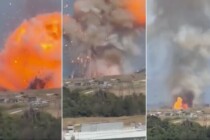 Gewaltige Explosion in Rüstungsfabrik KNDS Ammo Italy bei Rom