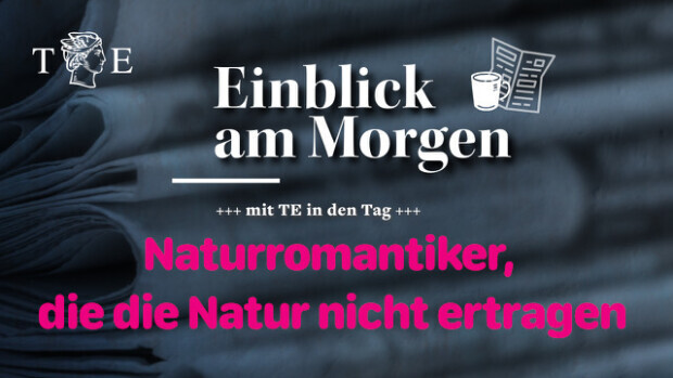 Naturromantiker, die die Natur nicht ertragen