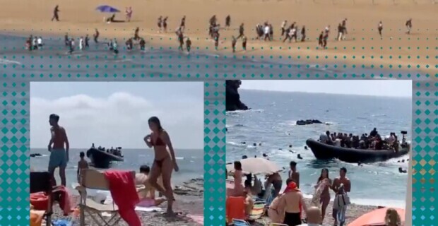 Die Invasionskrise erreicht Touristenstrände