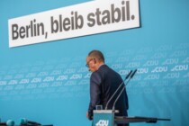 Friedrich Merz spricht zu den letzten Getreuen