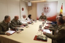 Spanischer König trifft sich mit Stabschef der Streitkräfte und militärischen Verantwortlichen von Ceuta
