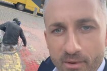 Magdeburg: Aufgemalte Deutschlandflagge wird für Antifa-Kundgebung entfernt