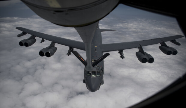 B-52 Stratofortress der US-Luftstreitkräfte.