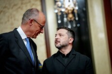 Friedrich Merz und Wolodymyr Selenskyj.