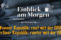 Bundesrepublik: rauf mit der CDU – runter mit der CDU
