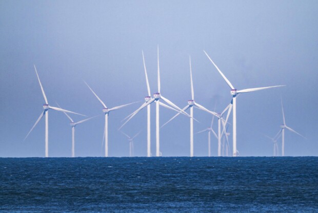 Windpark in der Nordsee.