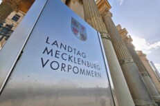 Landtag von Mecklenburg-Vorpommern im Schweriner Schloss.